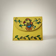 Handmade Madhubani Coin Pouch – Silk Mithila Art Mini Wallet | Traditional Indian Folk Art Accessory - Retail Maharaj