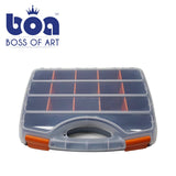Boss Of Art Flat Storage Box Organizer with Removable Compartments for Art Supplies - Retail Maharaj
