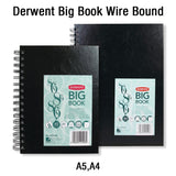 Derwent Big Book Wire Bound Hardback Sketchbook 110 GSM - Retail Maharaj