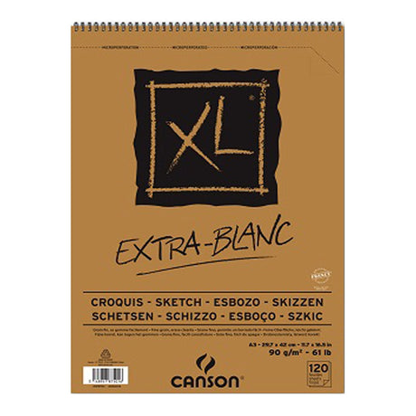 Canson XL Croquis and Extra White Sketch Pads 90 GSM Artist Drawing Paper - Retail Maharaj