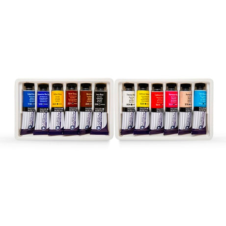 Daler Rowney Aquafine Gouache Introduction Set of 12 - Retail Maharaj