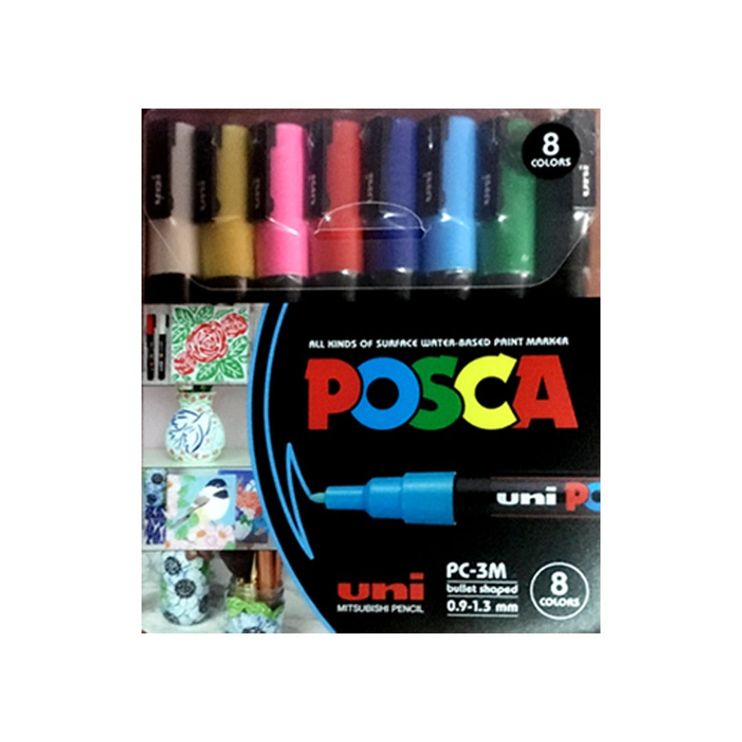 Uni Ball Posca Open Stock Paint Marker Sets Water Based Multi Surface Pens - Retail Maharaj