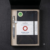 Sheaffer Gift Set ft. Glossy Black G9340 Ballpoint Pen with Gold Tone Trim and Medium Notebook