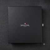 Sheaffer Gift Set ft. Glossy Black G9340 Ballpoint Pen with Gold Tone Trim and Medium Notebook