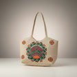 Handmade Jute Jhola Bag with Madhubani Art | Eco-friendly Mithila Painting Tote Bag - Retail Maharaj