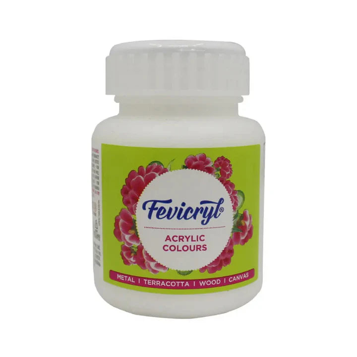 Pidilite Fevicryl Acrylic Colour 100ml Black - Retail Maharaj