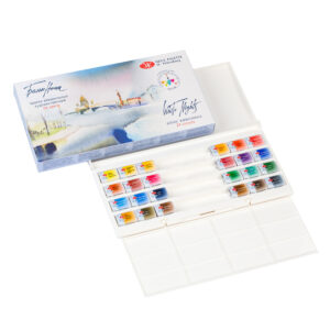 White Nights Artist Watercolour Cake Set Professional Mono Pigment Colours - Retail Maharaj