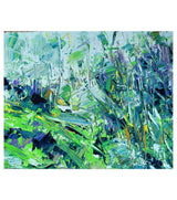 Premium Original Abstract Art – Whispers of Wood by Vikram Kumar Mukherjee (18"x12" Acrylic Palette Knife Painting)