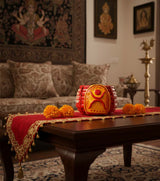 Premium Authentic Artistic Wooden Kunke (3 Inch) – Hand-Painted Sindoor Applicator for Bengali Weddings