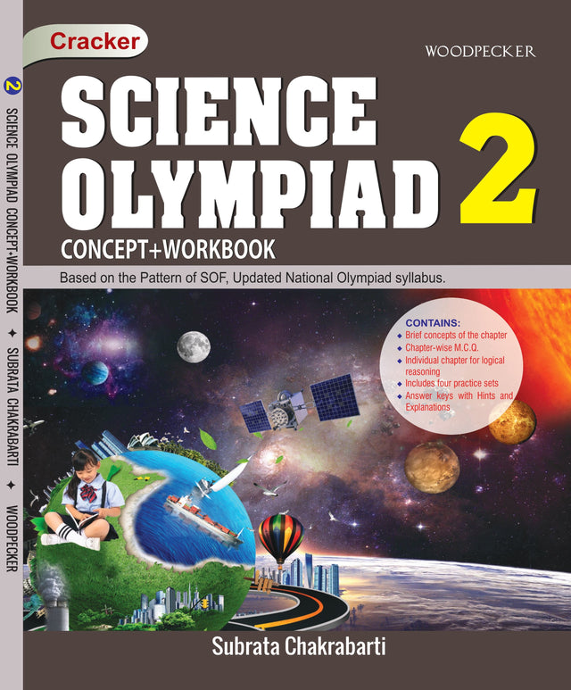 Science Olympiad Cracker 2: Concept + Workbook (English Version) - Retail Maharaj