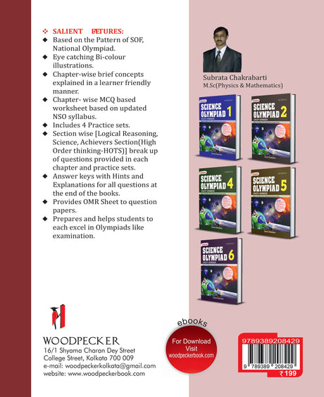 Science Olympiad Cracker 3: Concept + Workbook (English Version) - Retail Maharaj