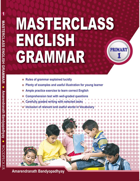 Masterclass English Grammar Primary 1 (English Version) - Retail Maharaj