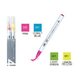 Kuretake ZIG Clean Color Real Brush Watercolour Pen Set of 4 Colours - Retail Maharaj