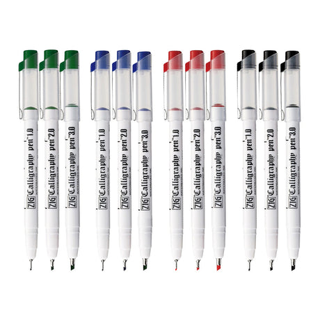 ZIG Oblique Calligraphy Pen – 0.1, 0.2 & 0.3 mm (Single Pen) - Retail Maharaj