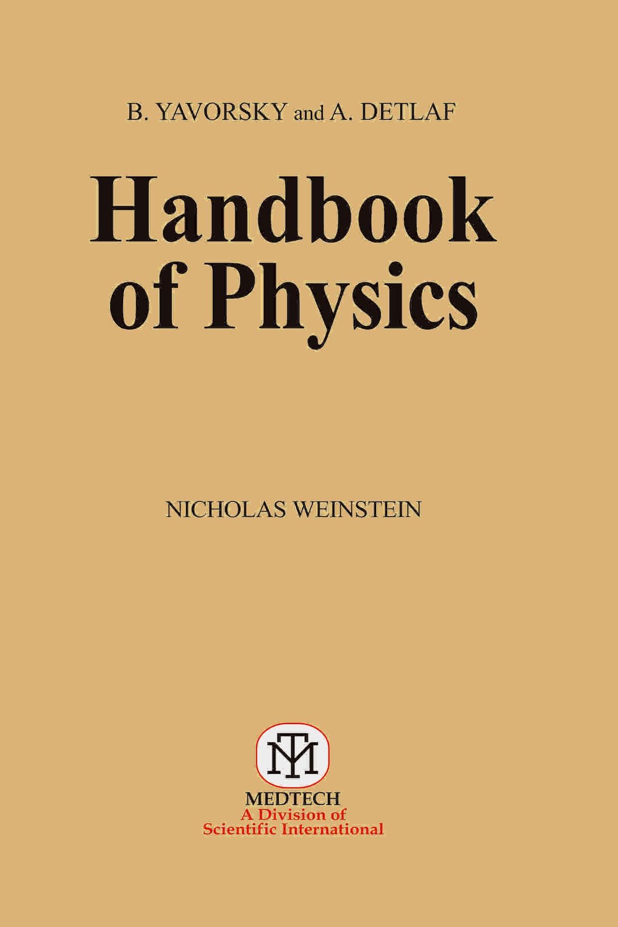 HANDBOOK OF PHYSICS - Retail Maharaj