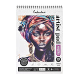 Scholar Maestro Wire Bound Artist Sketchbook 270 GSM Heavyweight Paper Pad - Retail Maharaj