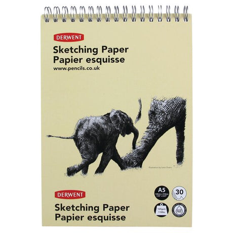 Derwent Sketch Pad Wire Bound Drawing Paper 165 GSM - Retail Maharaj
