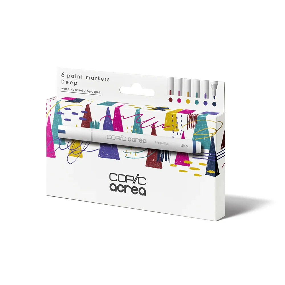 Copic Acrea Multisurface Paint Marker Sets for Vibrant and Detailed Artwork - Retail Maharaj