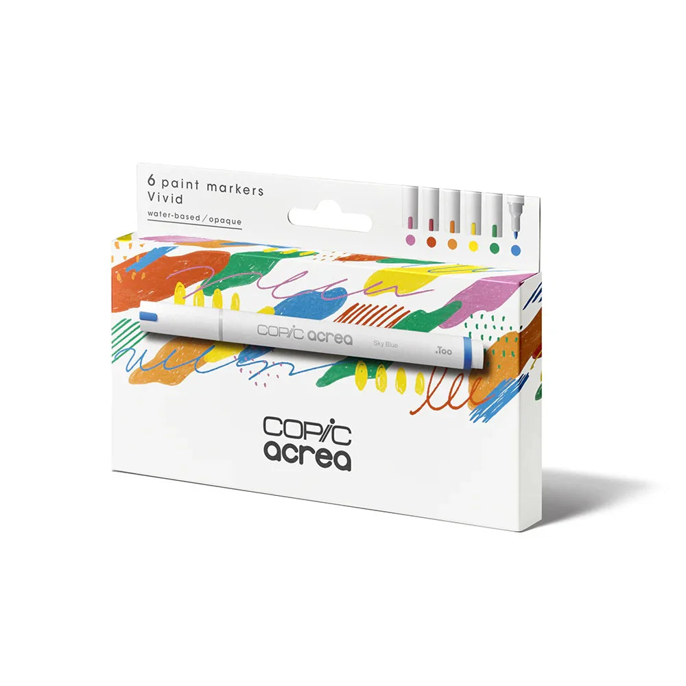 Copic Acrea Multisurface Paint Marker Sets for Vibrant and Detailed Artwork - Retail Maharaj