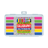 Add Gel Dual Tip Calligraphy & Colouring Brush Pen Set of 12 - Retail Maharaj