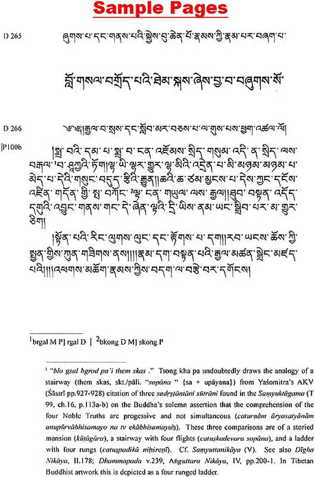 A Stairway Taken by The Lucid (Tsong Kha Pa's Study of Noble Beings) - Retail Maharaj