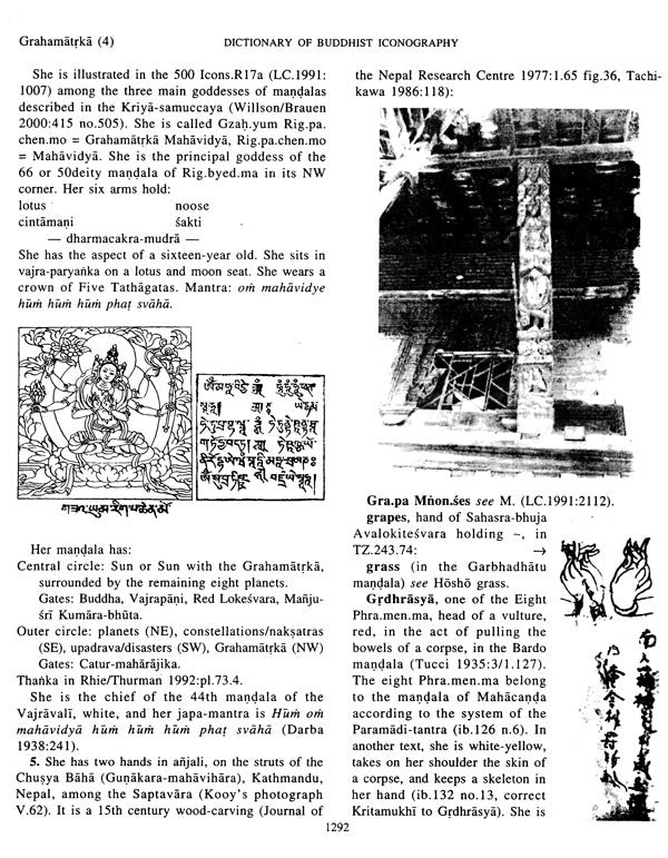 Dictionary of Buddhist Iconography: Volume-4 (Dhyana-paramita - Gzuns.las.byun.bahi lha.mo Nor.rgyun.ma) - Retail Maharaj