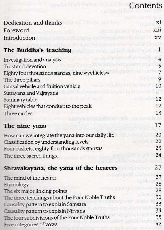 Nine Yana (Teaching on the Nine Vehicles according to the Buddhist Philosophy - Retail Maharaj