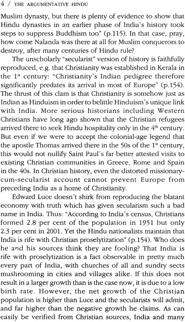 The Argumentative Hindu (Essays by a Non-Affiliated Orientalist) - Retail Maharaj