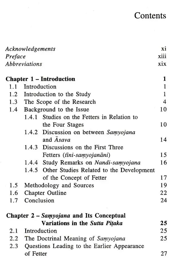 The Notion of Fetter in Early Buddhism - Retail Maharaj