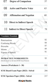 ICSE English Grammar Made Easy (Workbook with Answers) for Class 9 & 10 - Retail Maharaj