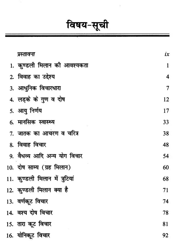 Kundali Milan - Sukhi Dampatya Jeewan ka Adhaar [Hindi] By Dr. S. C. Kursija - Retail Maharaj