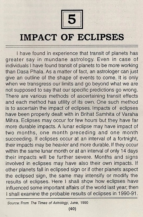 Principles and Practices of Mundane Astrology [English] BY K.K. Pathak - Retail Maharaj