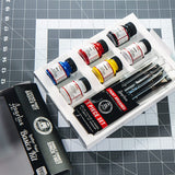 Angelus Leather Paint Basics Kit 11pc Set for Custom Leather Art and Restoration - Retail Maharaj