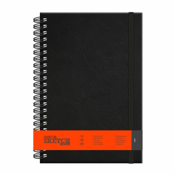 Anupam Sketch-O Wire-O Hard Bound Sketchbook 140 GSM - Retail Maharaj