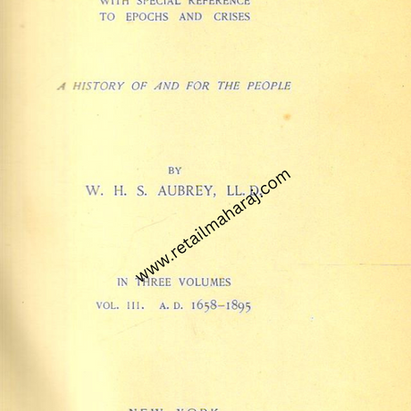 The Rise and Growth of the English Nation. VOL 3 - Retail Maharaj