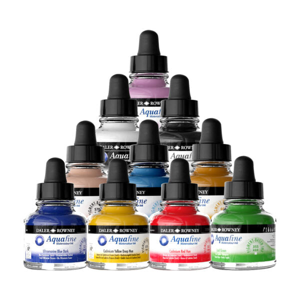 DALER ROWNEY Aquafine Watercolour Ink, 29.5ML Open Stock - Retail Maharaj