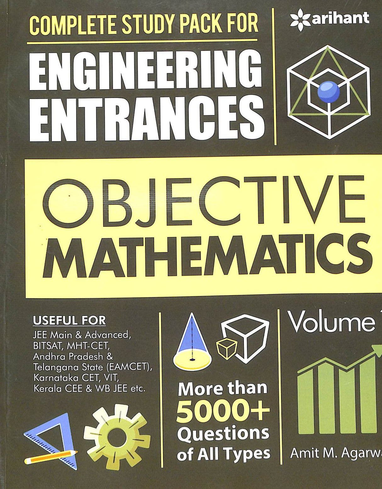 Complete Study Pack For Engineering Entrances Objective Mathematics Vol 1 - Retail Maharaj