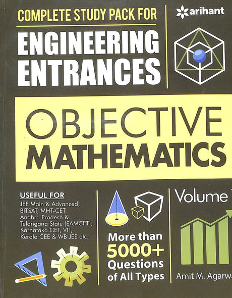 Complete Study Pack For Engineering Entrances Objective Mathematics Vol 1 - Retail Maharaj
