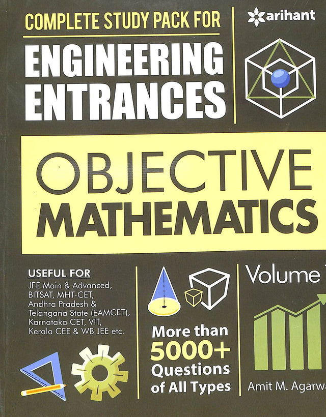 Complete Study Pack For Engineering Entrances Objective Mathematics Vol 1 - Retail Maharaj
