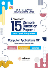 i-Succeed ICSE Computer Application Class 10th | 15 Sample Question Papers | For ICSE Exams 2025 - Retail Maharaj