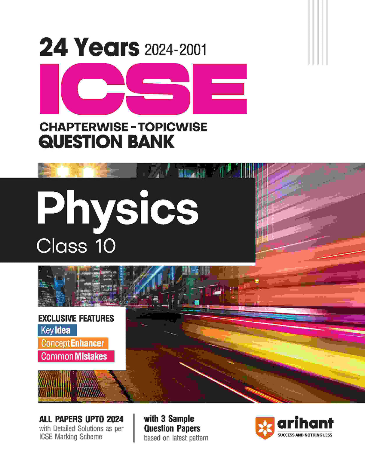 ICSE Physics Class 10th | 24 Years Chapterwise Topicwise Question Bank (2024 - 2001) - Retail Maharaj