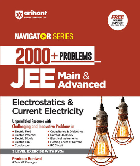JEE Navigator 2000+ Problems Electrostatics & Current Electricity for JEE Main & Advanced 2026 - Retail Maharaj