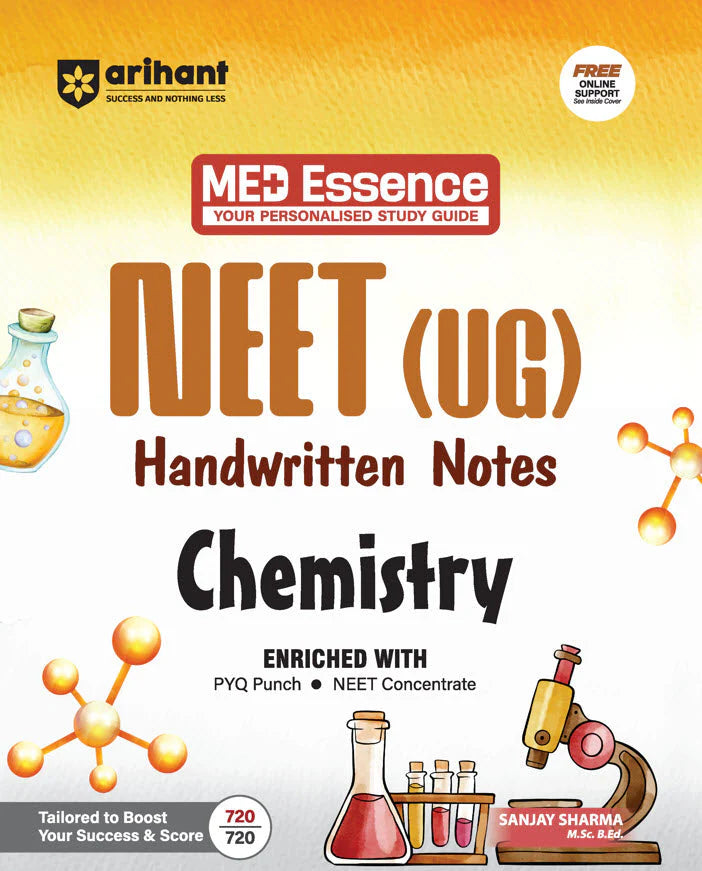 MED Essence NEET (UG) Chemistry Handwritten Notes | Study Guide - Retail Maharaj