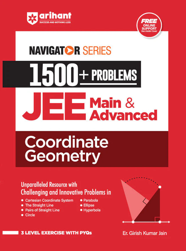 Navigator Series 1500+Problems JEE Main & Advanced Coordinate Geometry | By Er. Girish Kumar Jain - Retail Maharaj