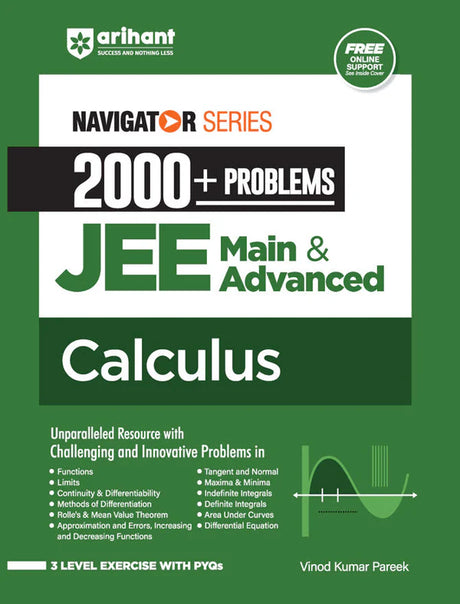 Navigator Series 2000 + Problems JEE Main & Advanced Calculus | By Vinod Kumar Pareek - Retail Maharaj