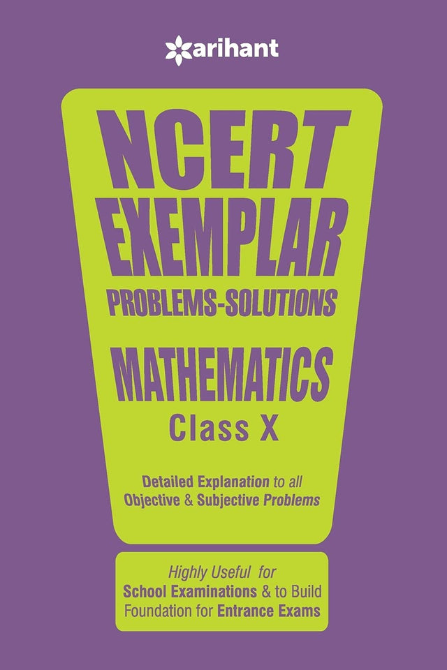 Ncert Examplar Mathmatics Class 10th - Detailed Explanation to All Objective & Subjective Problems - Retail Maharaj