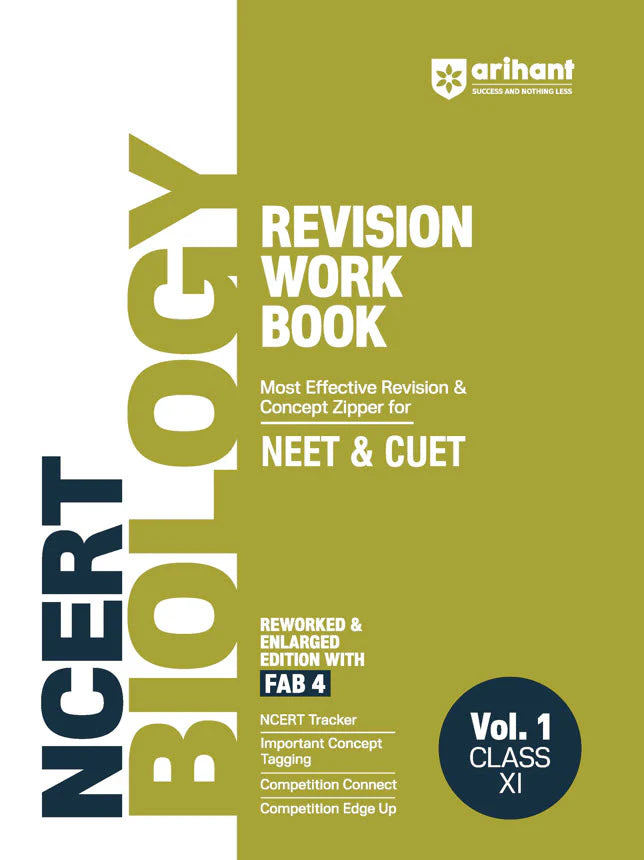 NCERT Revision Workbook Biology Vol. 1 (Class XI) for JEE, NEET & CUET - Retail Maharaj