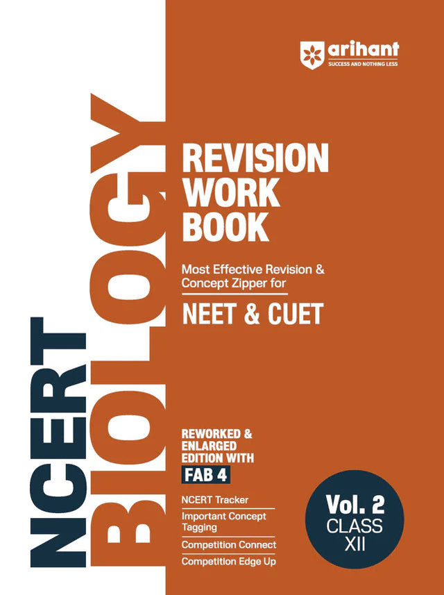 NCERT Revision Workbook Biology Vol. 2 (Class XII) for JEE, NEET & CUET - Retail Maharaj