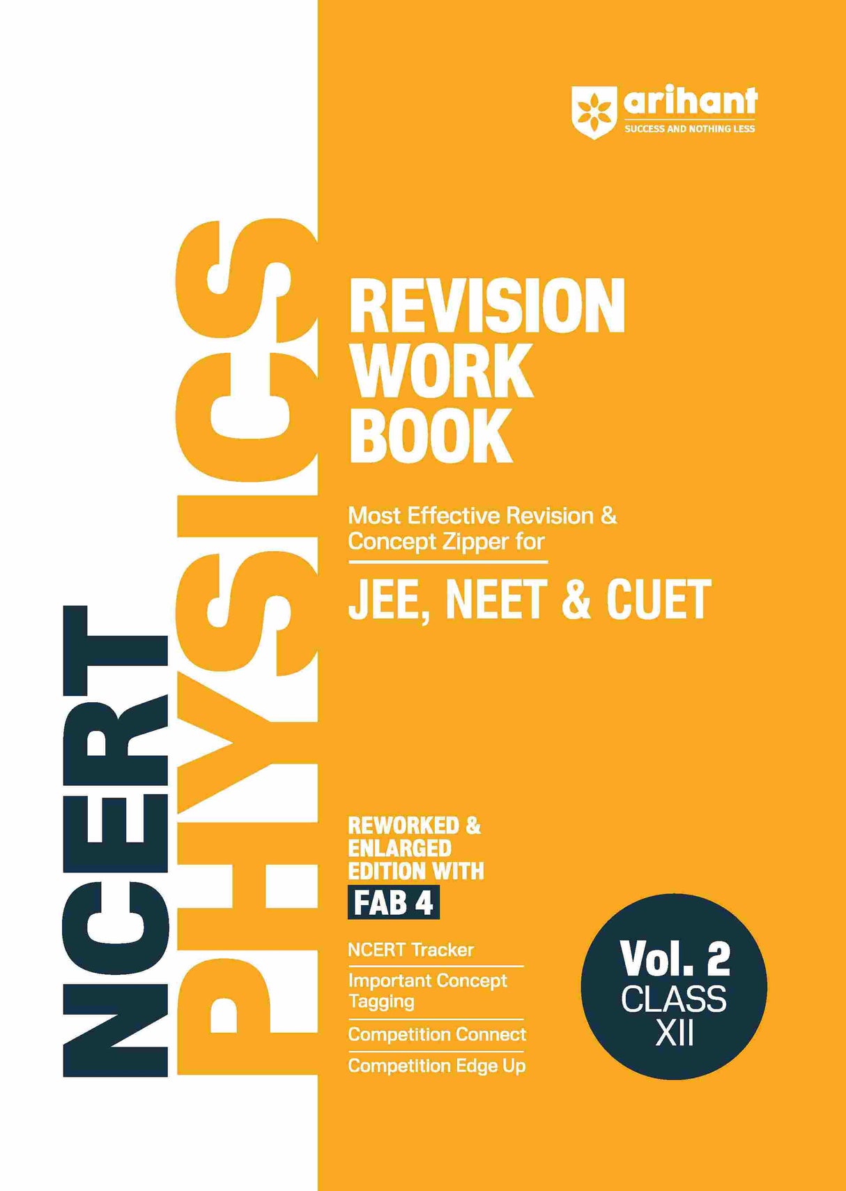 NCERT Revision Workbook Physics Vol. 2 (Class XII) for JEE, NEET & CUET - Retail Maharaj
