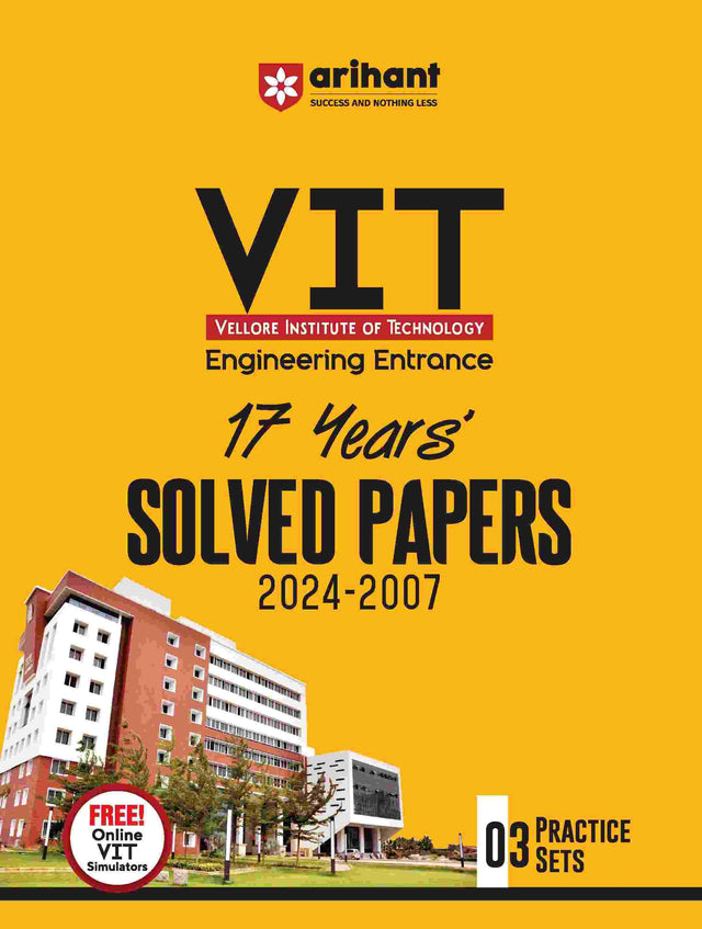 VIT (Vellore Institute of Technology) Engineering Entrance 17 years' Solved Papers (2024-2007) - Retail Maharaj